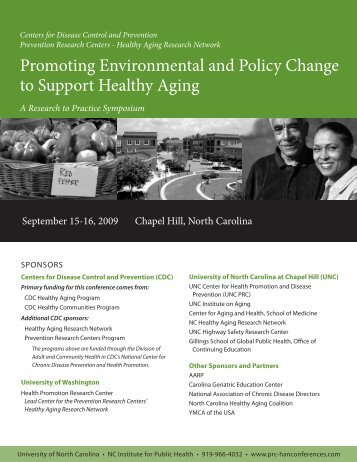 Promoting Environmental and Policy Change to Support Healthy ...