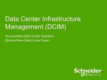 Data Center Infrastructure Management (DCIM) - Schneider Electric