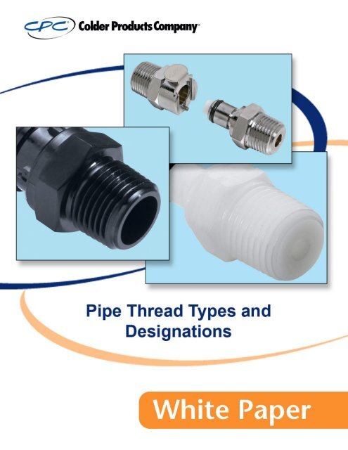 Pipe Thread Types and Designations - Colder Products Company