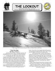 THE LOOKOUT - Sierra Club - Angeles Chapter