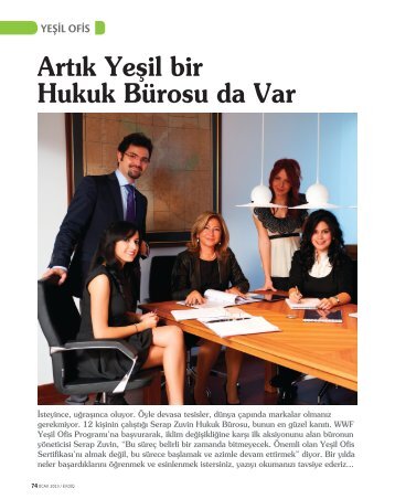 ArtÃ„Â±k YeÃ…ÂŸil bir Hukuk BÃƒÂ¼rosu da Var - Serap Zuvin Law Offices