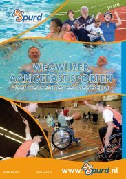 Wegwijzer Aangepast Sporten - Spurd