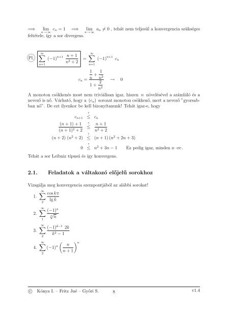 Numerikus sorok - Index of