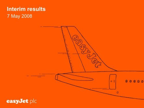 View presentation - easyJet plc