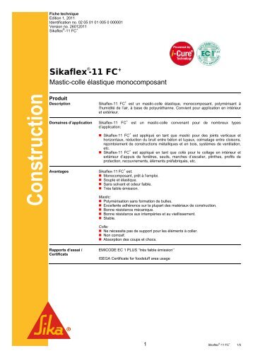 SikaflexÂ®-11 FC+ - BigMat