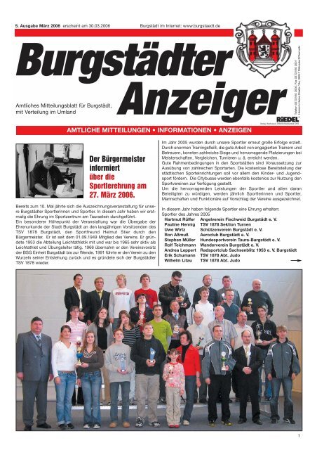 Burgstädter Anzeiger