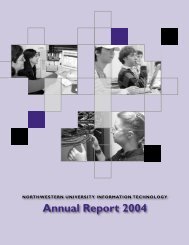 Annual Report 2004 - Northwestern University Information Technology