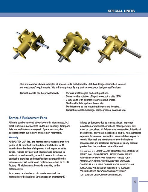 ANGLgear® - Andantex USA Inc.