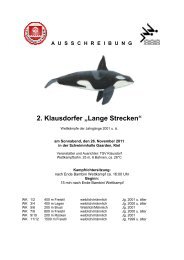 2. Klausdorfer âLange Streckenâ - Tsv-klausdorf-schwimmen.de