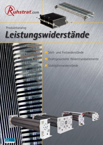 Produktkatalog LeistungswiderstÃƒÂ¤nde - Ruhstrat GmbH