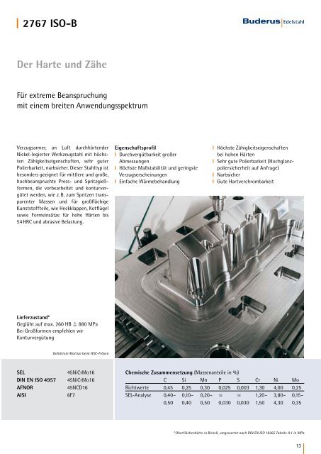 2343 ISO-B mod. Der Verschleißfeste - Buderus Edelstahl GmbH