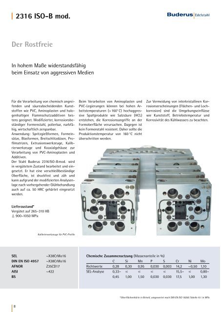 2343 ISO-B mod. Der Verschleißfeste - Buderus Edelstahl GmbH