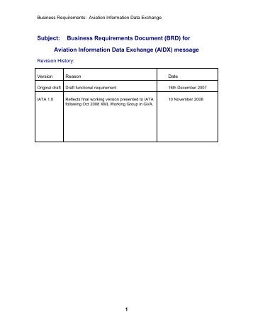 for Aviation Information Data Exchange - Airports Council International