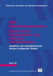 Der Organspendeprozess: Ursachen des Organmangels