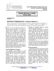 Bulletin Mensuel nÃ‚Â° 2/2008 FÃƒÂ©vrier 2008 ADOPTION ET ... - ISS