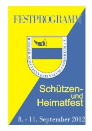 60 Jahre - Bürger-Schützenverein Neuss-Uedesheim