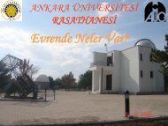 EVRENDE NELER VAR ? - Ankara Ãniversitesi GÃ¶zlemevi