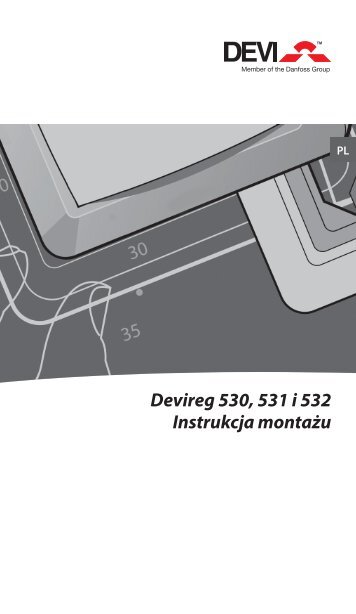 Devireg 530, 531 i 532 Instrukcja montaÅ¼u - Ogrzewanie Elektryczne