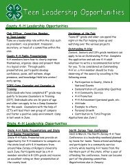 County 4-H Leadership Opportunities - RCE of Somerset County ...