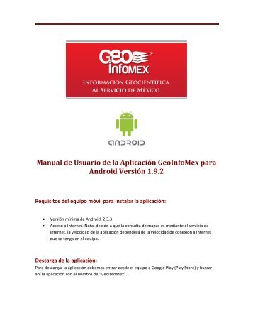 Android - Servicio GeolÃ³gico Mexicano