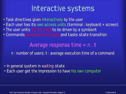 Multi-programming, Time-sharing & Real-time systems - IIHE