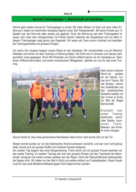FCA Info April 2013 - FC Altstetten