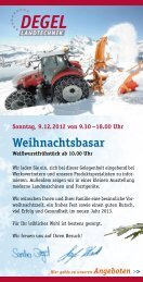 Weihnachtsangebote 2012 - Degel Landtechnik - LeupoldsgrÃ¼n