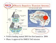 ANtarctic Impulsive Transient Antenna - DPF 2004