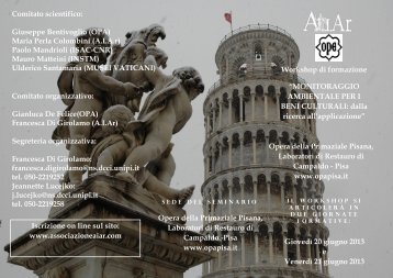 workshop aiair 20-21 giugno.pub - AIAr Associazione Italiana di ...