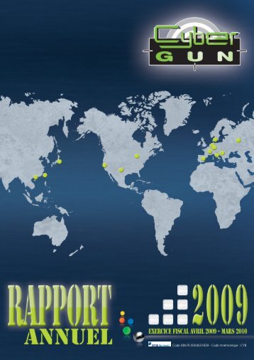 Rapport annuel 2009 fr - Cybergun