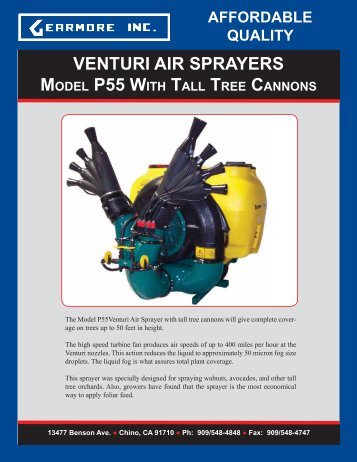 VENTURI AIR SPRAYERS