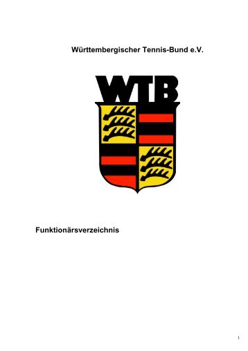 WTB-FunktionÃƒÂ¤rsverzeichnis 2013