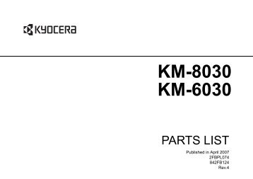 KM-8030 KM-6030 - kyocera