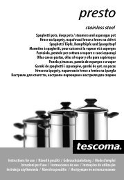 pentolame presto - Tescoma