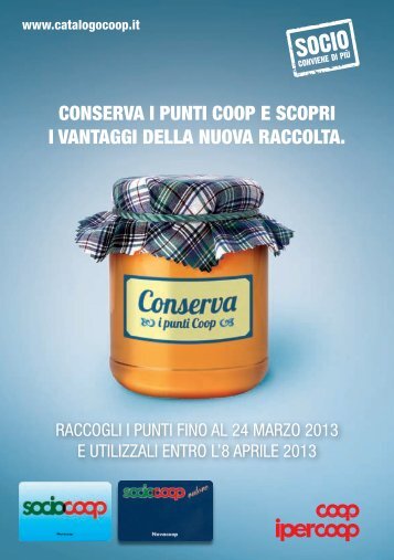 CONSERVA I PUNTI COOP E SCOPRI I VANTAGGI  - Coop Lombardia