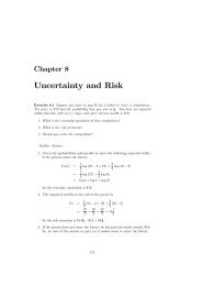 Uncertainty and Risk - DARP