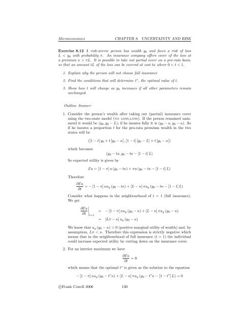 Uncertainty and Risk - DARP