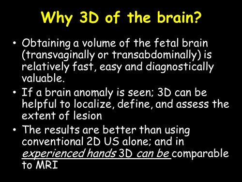 3D Fetal Neurosonography