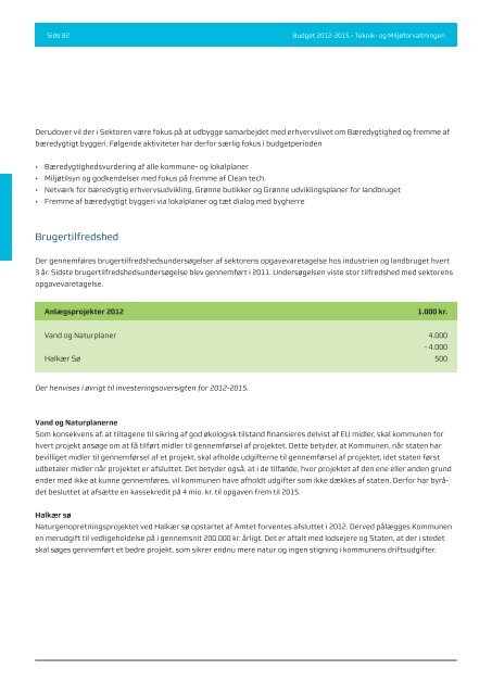 Budgwet 2012 - 2015 - Aalborg Kommune