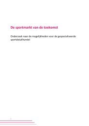 De sportmarkt van de toekomst - CBW-Mitex