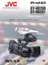 GY-HD200 GY-HD201 - VideoCenter