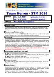 Ausschreibung STM Team Herren 2014