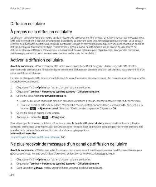 Guide de l'utilisateur (PDF) - Soutien