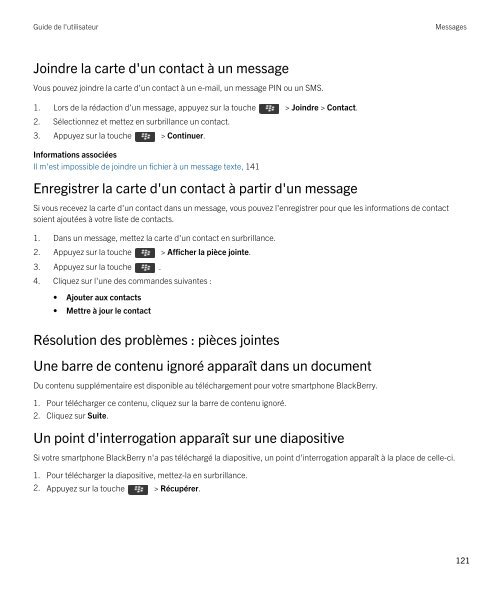 Guide de l'utilisateur (PDF) - Soutien