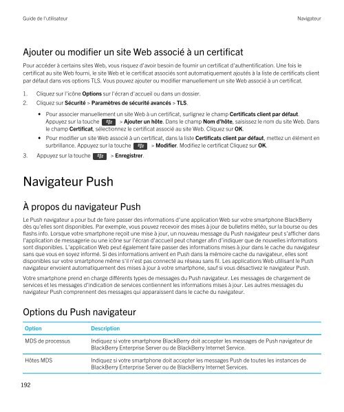 Guide de l'utilisateur (PDF) - Soutien