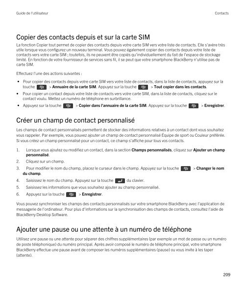 Guide de l'utilisateur (PDF) - Soutien