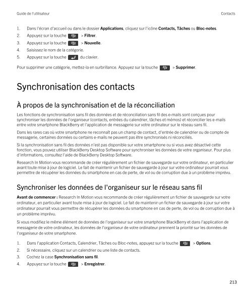 Guide de l'utilisateur (PDF) - Soutien