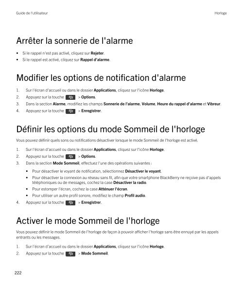 Guide de l'utilisateur (PDF) - Soutien