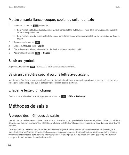 Guide de l'utilisateur (PDF) - Soutien