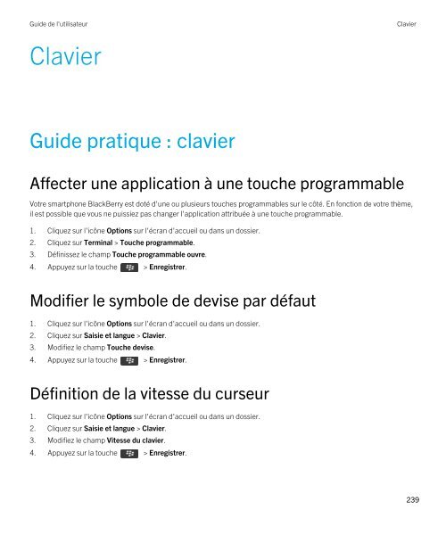 Guide de l'utilisateur (PDF) - Soutien